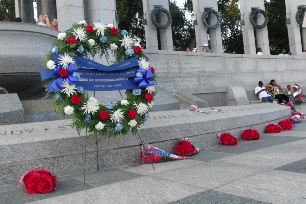 WWII Memorial Washington DC on Memorial Day