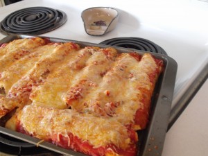 Beef Mexican Enchiladas with recipe