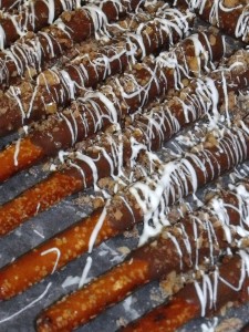 chocolate covered pretzels