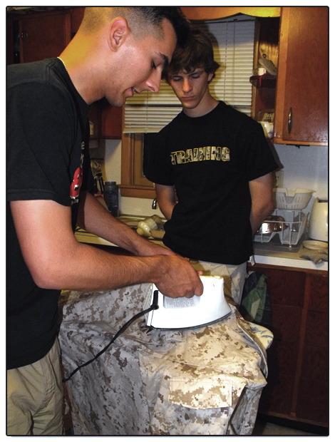 Marine recruit Squaring Uniform