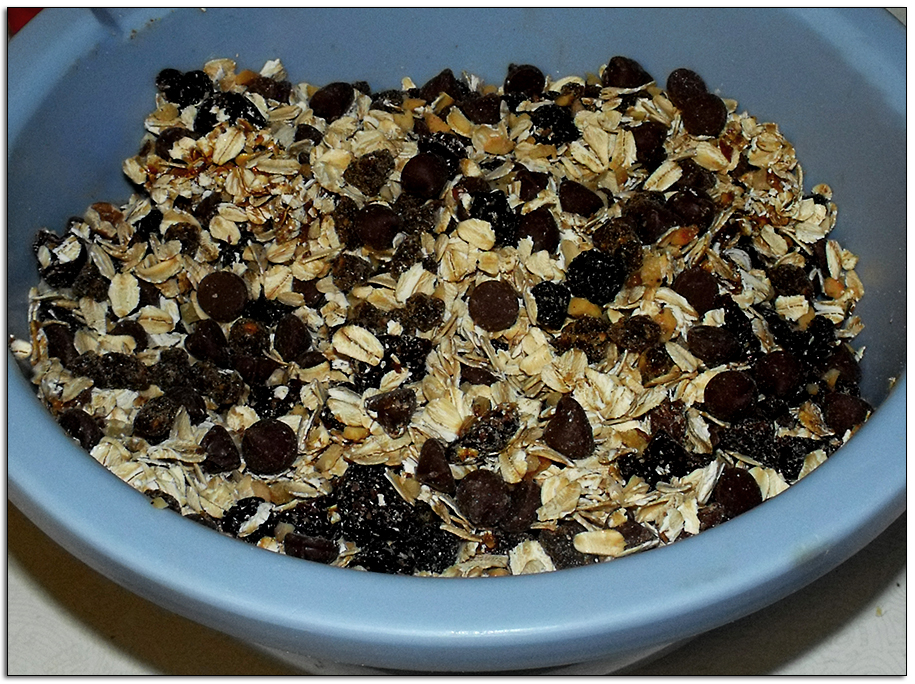 Healthy granola bar ingredients