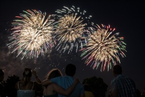 4th of July Fireworks at the  Celebrate America Celebration in Omaha