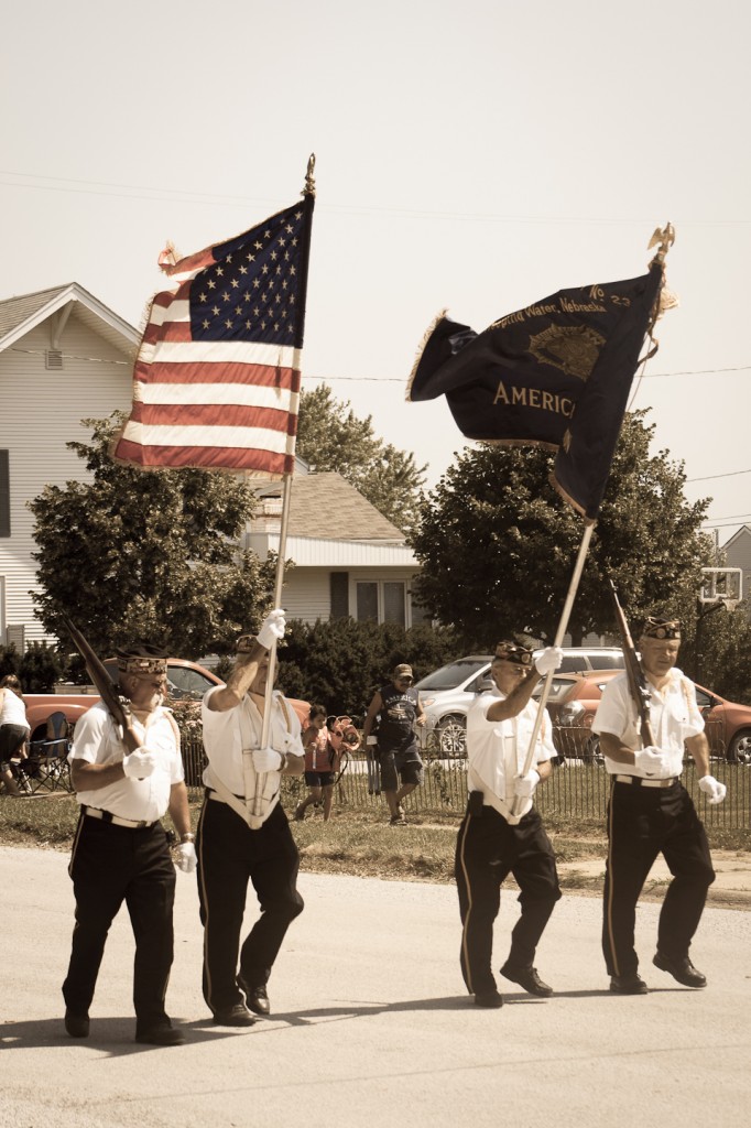 Honor guard during the 4th of July Parade