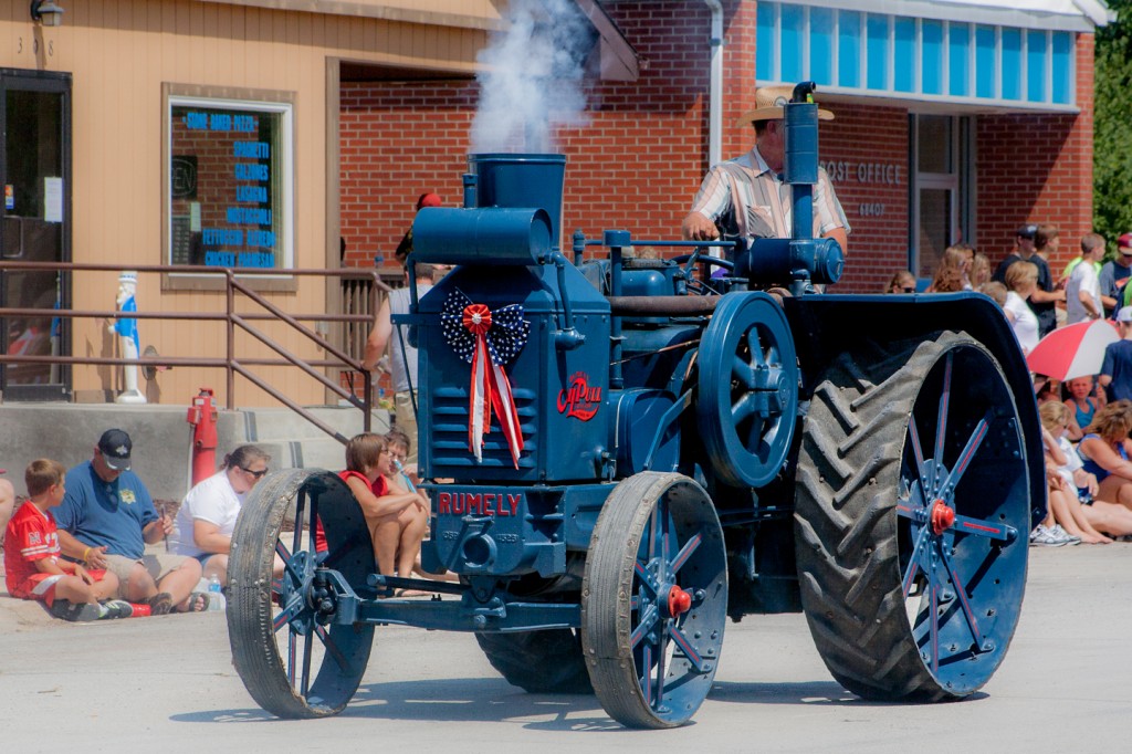 Tractor in the 4th of July parade
