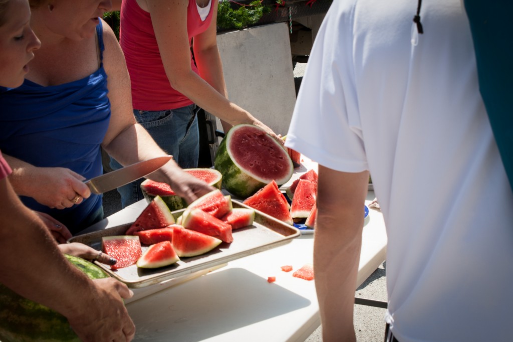 Watermelon on the 4th of July
