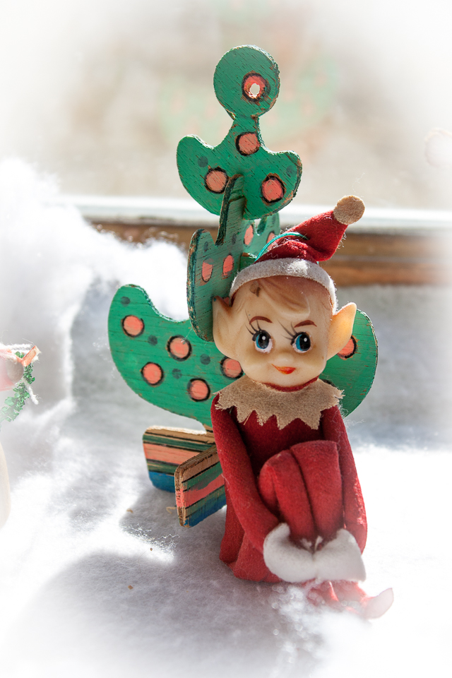 Cute Elf on a Shelf