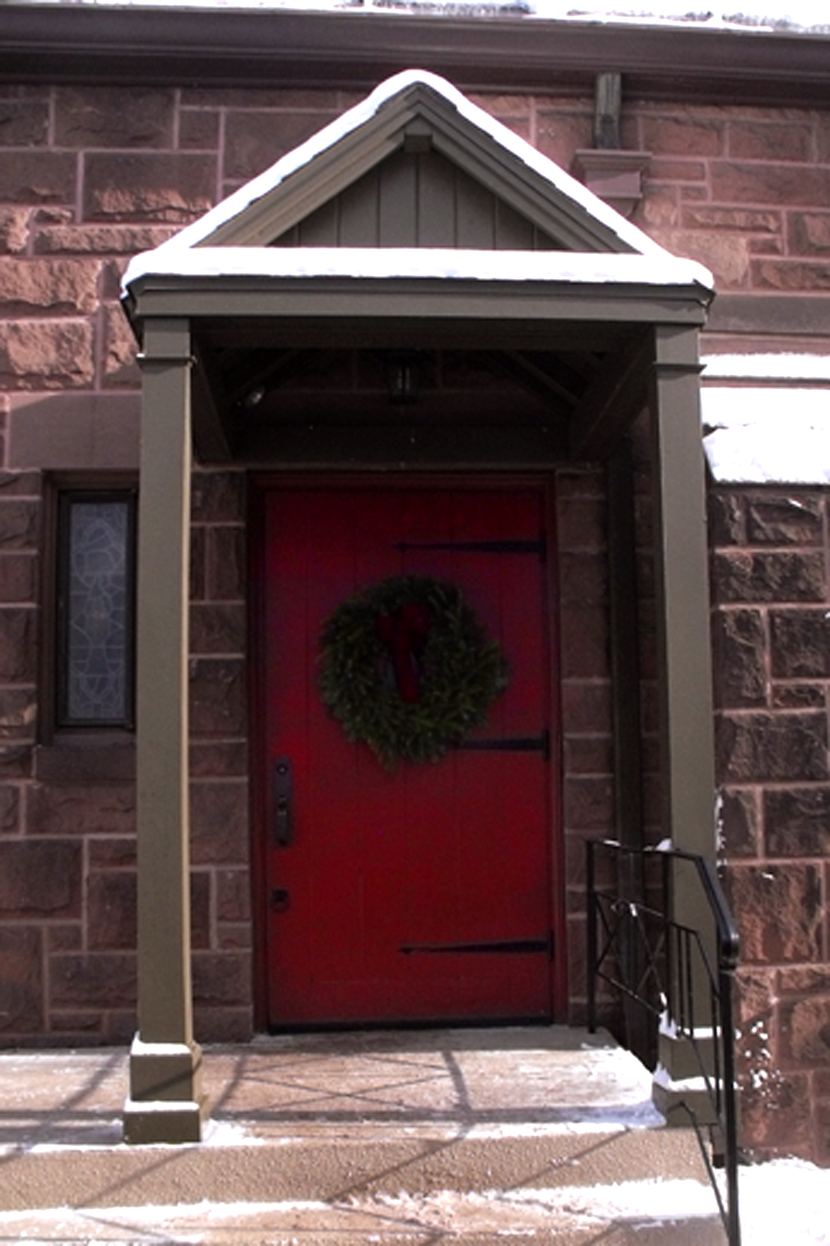 Significance of Red Doors in a Church - 3 Quarters Today