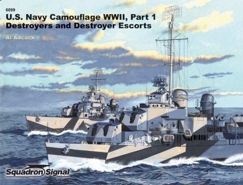 US Navy Ships Camouflage WWII: Destroyers and Destroyer Escorts - Specials series (6099)