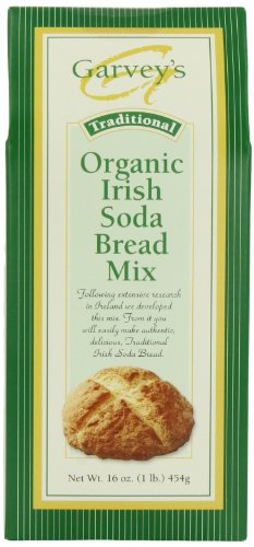 Garvey's Organic Traditional Irish Soda Bread Mix, 16-Ounce Boxes (Pack of 5)