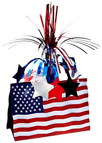 American Flag Centerpiece Party Accessory (1 count) (1/Pkg)