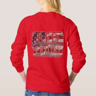RED Friday Patriotic Flag T-shirt
