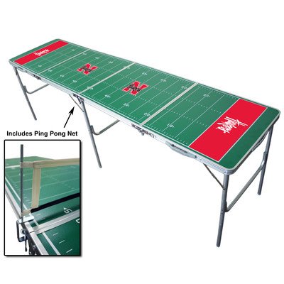 NCAA 2' x 8' Tailgate Table NCAA Team: Nebraska
