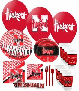 Nebraska Cornhuskers Party Supplies Pack #3