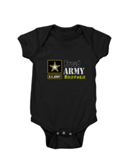 Proud Army Brother baby outfit