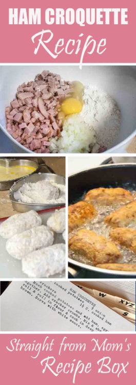 Sponsored recipe brought to you by Farmland This ham croquette recipe is perfect for using your leftover potatoes and Sunday ham dinner. I couldn't wait for my Mom to make these ham croquettes the week after Easter and would beg for Sunday ham the rest of the year as I knew she would make them using leftovers. She was the best at leftover recipes.