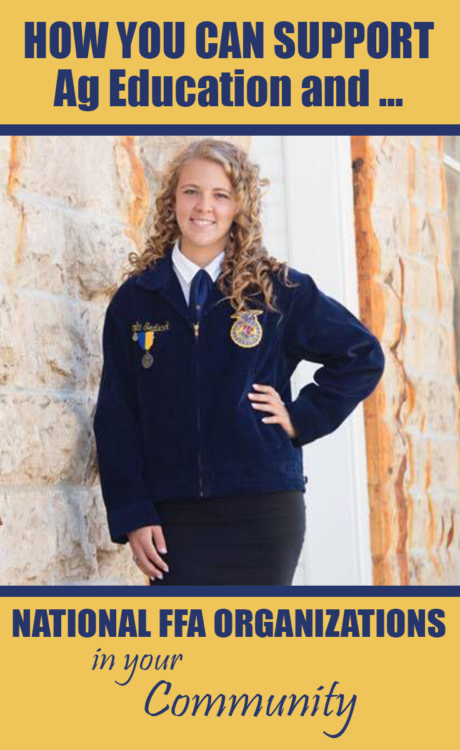 I was honored to be selected by Farmland to create a sponsored posts on how to support aagriculture in our schools through the National FFA Organization and by purchasing Farmland products.