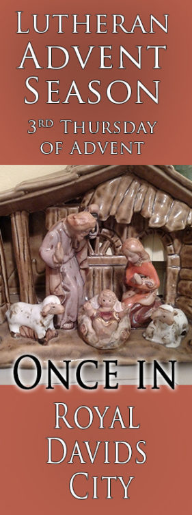 Once in Royal Davids City, Words to a Kings Procession