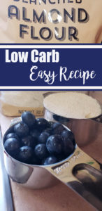 Low carbs blueberry muffin. A seriously low sugar blueberry muffins recipe that taste good.