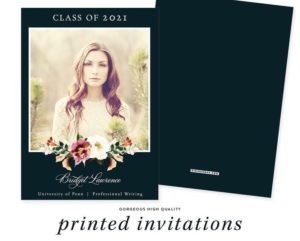 Graduation Invitations and Announcements - 3 Quarters Today