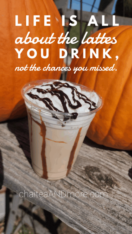 Fall tea lattes are perfect for Thanksgiving