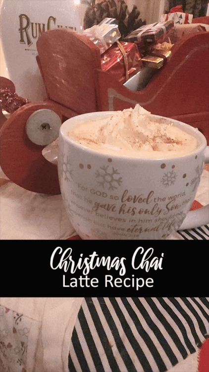 Christmas Chai latte to celebrate Advent and Lent