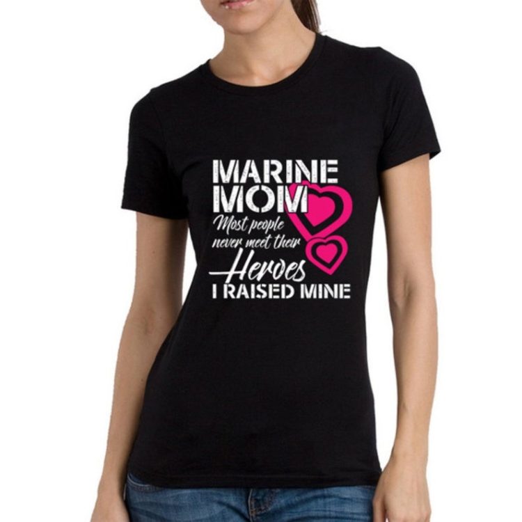 Marine Mom shirts are perfect Christmas gifts for USMC Moms.