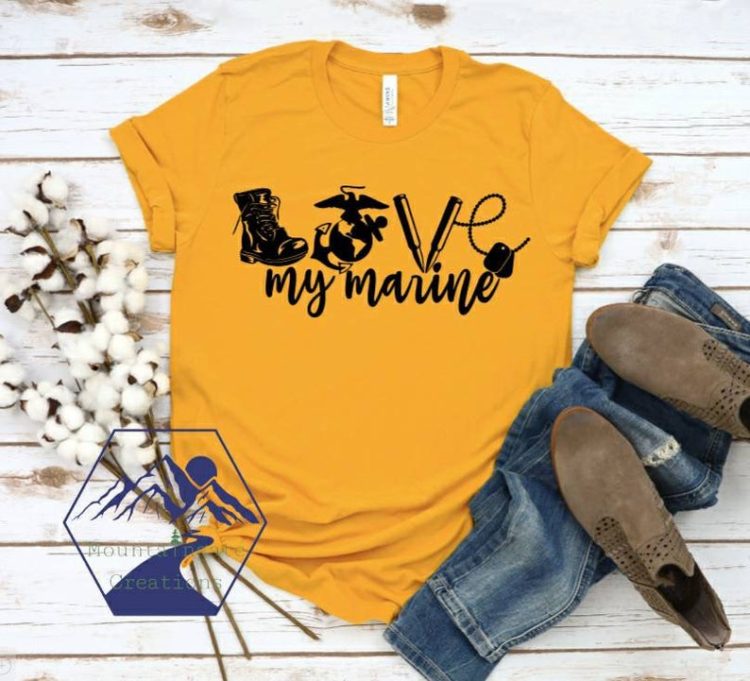 If you know a USMC Mom then you always know what to get them. More Marine Mom shirts. 

Seriously, they can't have enough.