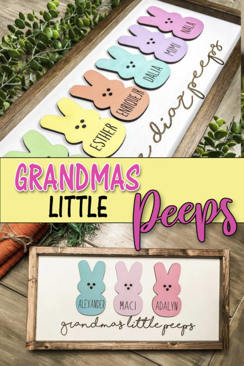 Grandma's little Peeps. Great Easter gift for the Grandmother in your life.